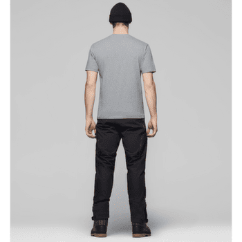 Koszulka z krótkim rękawem Norrona /29 cotton activity embroidery T-shirt Men Grey Melange