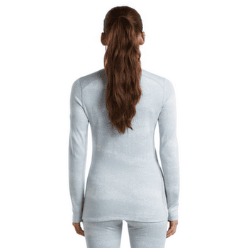 Koszulka z długim rękawem Icebreaker Merino 260 Oasis Vertex LS Half Zip CHillwave Women SNOW/ZINC BLUE/J