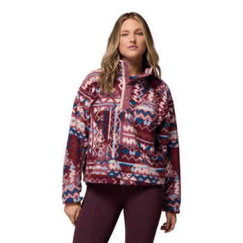 Bluza Columbia Helvetia™ II Printed Cropped Half Snap Women Antique Mauve, Geomix 555