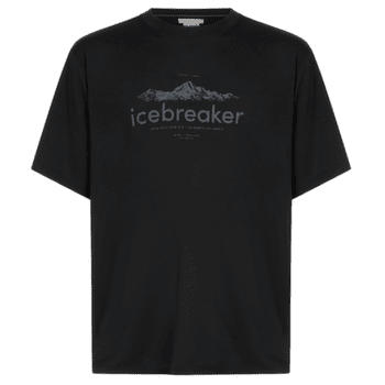 Koszulka z krótkim rękawem Icebreaker Merino 150 Tech Lite SS Relaxed Tee icebreaker Heritage Men BLACK