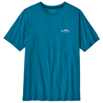 Koszulka z krótkim rękawem Patagonia FITZ ROY FOOTHILLS T-SHIRT Men Glacial Blue