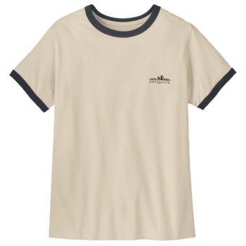 Koszulka z krótkim rękawem Patagonia FITZ ROY FOOTHILLS RINGER TEE Women Undyed Natural