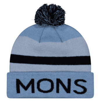 Czapki Mons Royale McCloud Pom Pom Merino Beanie Ice Blue / Moonstone / Black