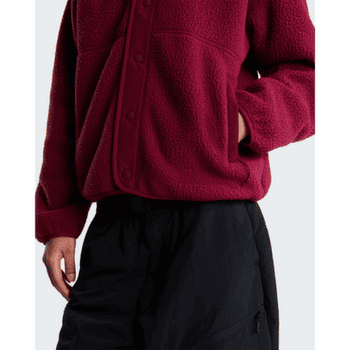 Kurtka The North Face CRAGMONT SNAP FRONT FLEECE JACKET WOMEN MVO BURGUNDY CRUSH
