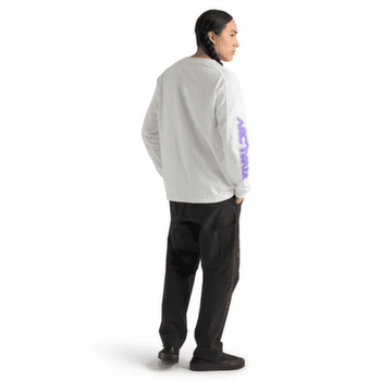 Koszulka z długim rękawem Arcteryx Kragg Cotton Dream State LS Men White Light / Violec