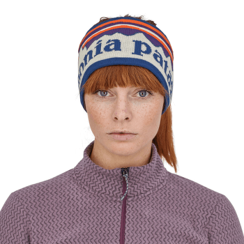 Opaska na głowę Patagonia Powder Town Headband Across Oceans: Smolder Blue
