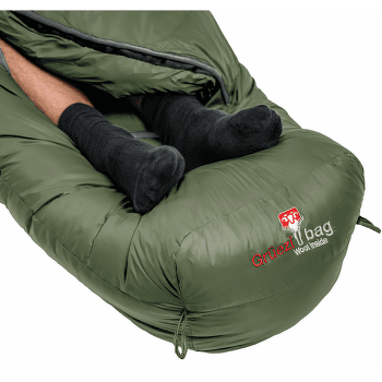 Śpiwór Grüezi bag Biopod Wolle Survival XXL Wide Greenery