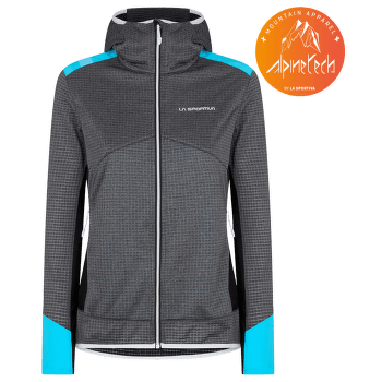 Bluza La Sportiva AEQUILIBRIUM THERMAL HOODY Women Black/Malibu Blue