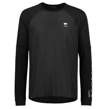 Koszulka z długim rękawem Mons Royale Tarn Merino Shift Wind Jersey Men Black