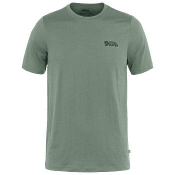 Koszulka z krótkim rękawem Fjällräven Abisko Wool Logo SS Men Patina Green