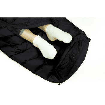 Śpiwór Grüezi bag Biopod DownWool Extreme Light 185 Black Edition Black