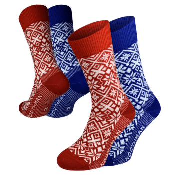 Skarpety Northman Fauske merino 2-pack 35_mix barev