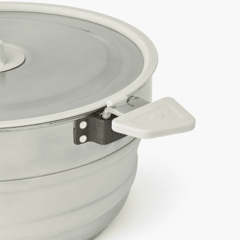 Garnek Sea to Summit Detour Stainless Steel Collapsible Pot - 5L Moonstruck Grey