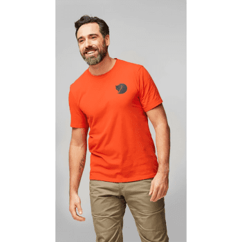 Koszulka z krótkim rękawem Fjällräven Walk With Nature T-shirt men Dark Navy