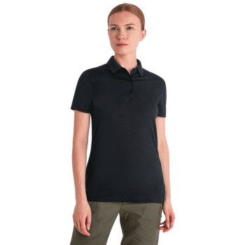 Koszulka polo Icebreaker Merino 150 Tech Lite III SS Polo Women Black