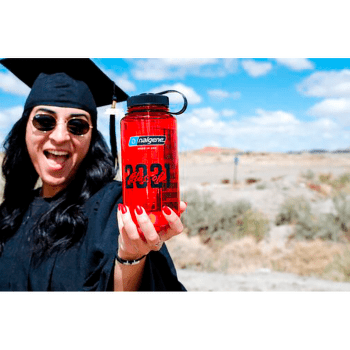 Butelka Nalgene Wide Mouth Sustain 1000 ml Gray, W/Black Cap, Sustain  682021-0333