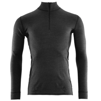 Koszulka z długim rękawem Aclima WarmWool Mock Neck Shirt Men Marengo/Jet Black