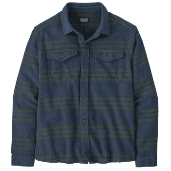 Koszula z długim rękawem Patagonia Fjord Flannel Shirt Men Treelined: Smolder Blue