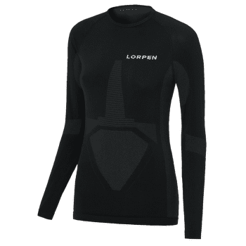 Koszulka z długim rękawem Lorpen MUNIA L/S T-SHIRT Women 9937 BLACK