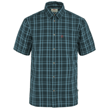 Koszulka z krótkim rękawem Fjällräven Övik Lite Shirt SS Men Dark Navy-Dawn Blue