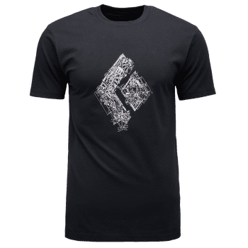 Koszulka z krótkim rękawem Black Diamond Engineered Diamond SS Tee Men Black