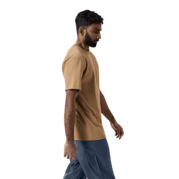 Koszulka z krótkim rękawem Arcteryx Kragg SL Cotton Bird Word SS Men Alpine Blue / Stone Red