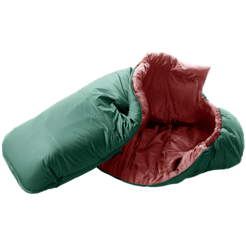 Śpiwór deuter Starlight Pro seagreen-redwood