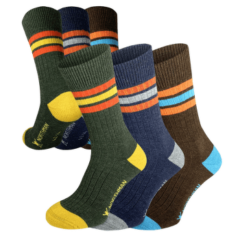 Skarpety Northman Larvik merino 3-pack 567_mix barev