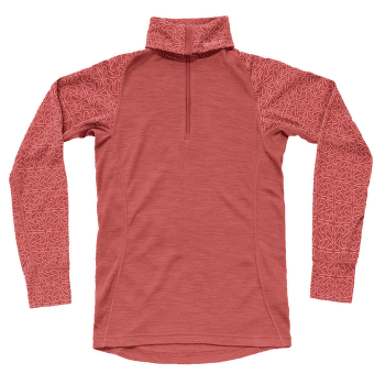 Koszulka z długim rękawem Devold Duo Active Zip Neck Women (328 244) 753A  MARSALA