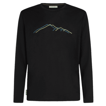 Koszulka z długim rękawem Icebreaker Merino 150 Tech Lite LS Tee Rainer Ridge Men BLACK