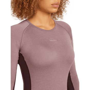 Koszulka z długim rękawem Icebreaker Merino 260 ZoneKnit™ LS Crewe Women JAVA/SUMMIT/CB