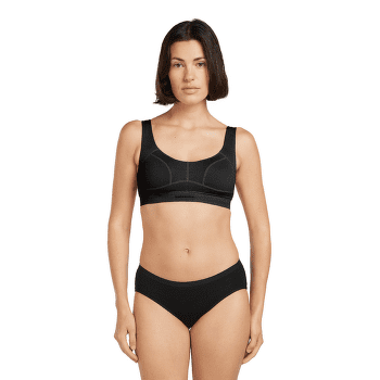 Biustonosz Icebreaker Merino Queens Clasp Bra Women BLACK