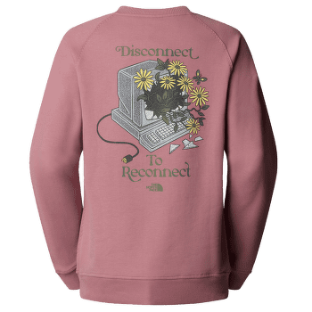 Bluza The North Face CONNECT RELAXED CREW SWEATSHIRT-GRAPHI Women NOSTALGIA ROSE