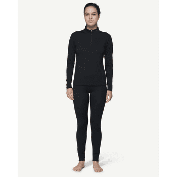 Koszulka z długim rękawem Devold Breeze Half Zip Neck Women 950A BLACK