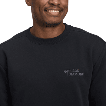 Bluza Black Diamond Mini Stacked Crewneck Men Black