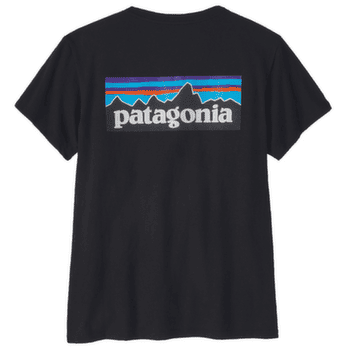 Koszulka z krótkim rękawem Patagonia P-6 Logo Responsibili-Tee Women Black