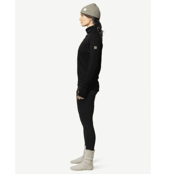 Koszulka z długim rękawem Devold Expedition Zip Neck Woman 950 BLACK