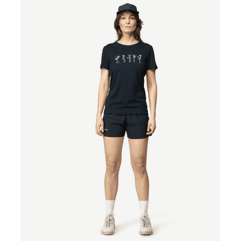 Koszulka z krótkim rękawem Devold Classic Flowers Tee Women 150A CHALK PINK