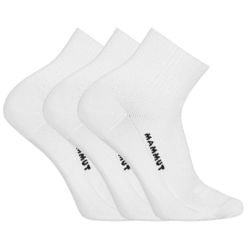 Skarpety Mammut EVERYDAY QUARTER SOCKS 3 PACK white-black