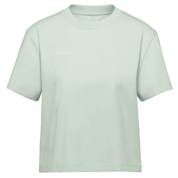 Koszulka z krótkim rękawem Mammut MAMMUT BASE CROPPED T-SHIRT WOMEN MINI LOGO 1288 silver sage