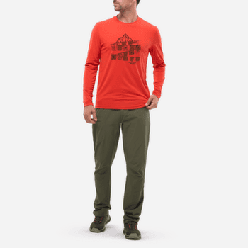 Koszulka z długim rękawem Millet SENECA TS LS UV Men PAPRIKA
