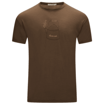 Koszulka z krótkim rękawem Aclima LightWool 140 Classic Tee Kettle Men Dark Earth
