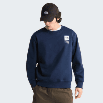 Bluza The North Face U TNF Celebration Relaxed Crew-Graphic Men SUMMIT NAVY