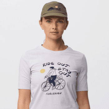 Koszulka z krótkim rękawem Fjällräven HOJA IVÄG T-SHIRT WOMEN Green