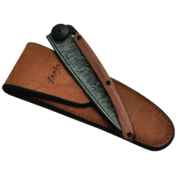 Pokrowiec Deejo Belt Leather Sheath natural