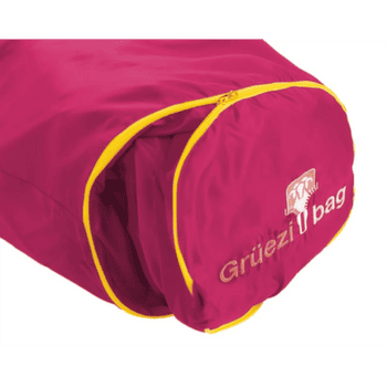 Śpiwór Grüezi bag Kids Grow Colorful Raspberry Red Raspberry Red