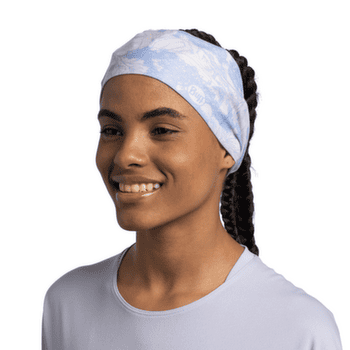 Opaska na głowę Buff COOLNET UV ELLIPSE HEADBAND LUAD SEAGROVE GREEN