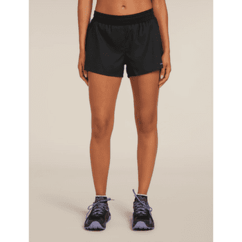 Szorty Icebreaker Merino 125 ZoneKnit™ Speed 3 inch Shorts Women Black