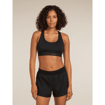 Biustonosz Icebreaker Merino 125 ZoneKnit Racerback Bra Women Black