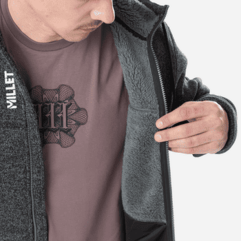 Kurtka Millet CHAMONIX KNITWARM HOODIE MEN ANTHRACITE GREY NEW